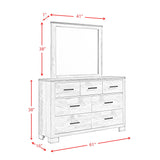  Elements International Millers Cove MC300DRMR Dresser with Mirror IMAGE 12