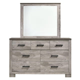 Elements International Millers Cove MC300DRMR Dresser with Mirror IMAGE 2