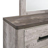  Elements International Millers Cove MC300DRMR Dresser with Mirror IMAGE 5