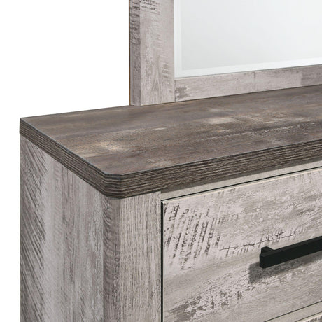  Elements International Millers Cove MC300DRMR Dresser with Mirror IMAGE 5