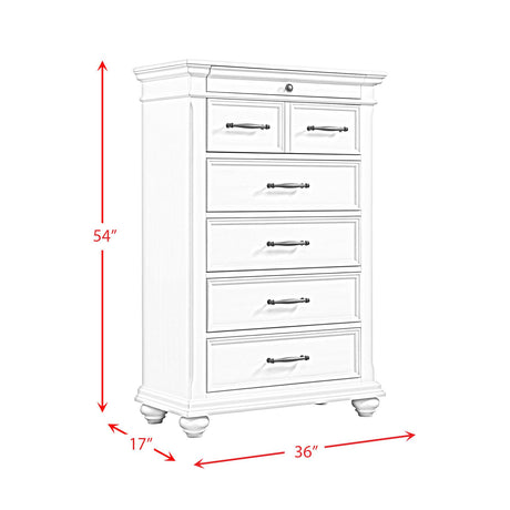  Elements International Slater SR600CH Chest - White IMAGE 11