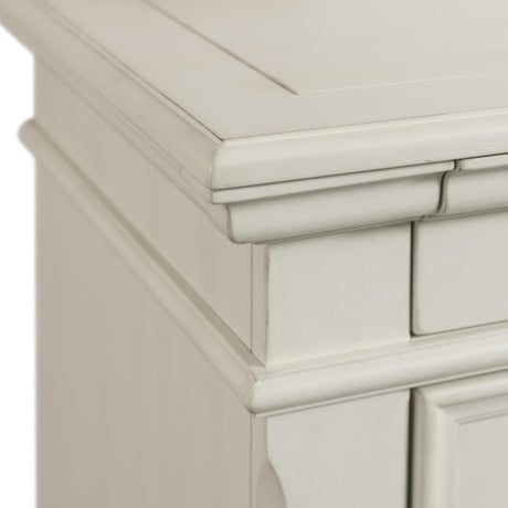  Elements International Slater SR600DRMR Dresser with Mirror - White IMAGE 7