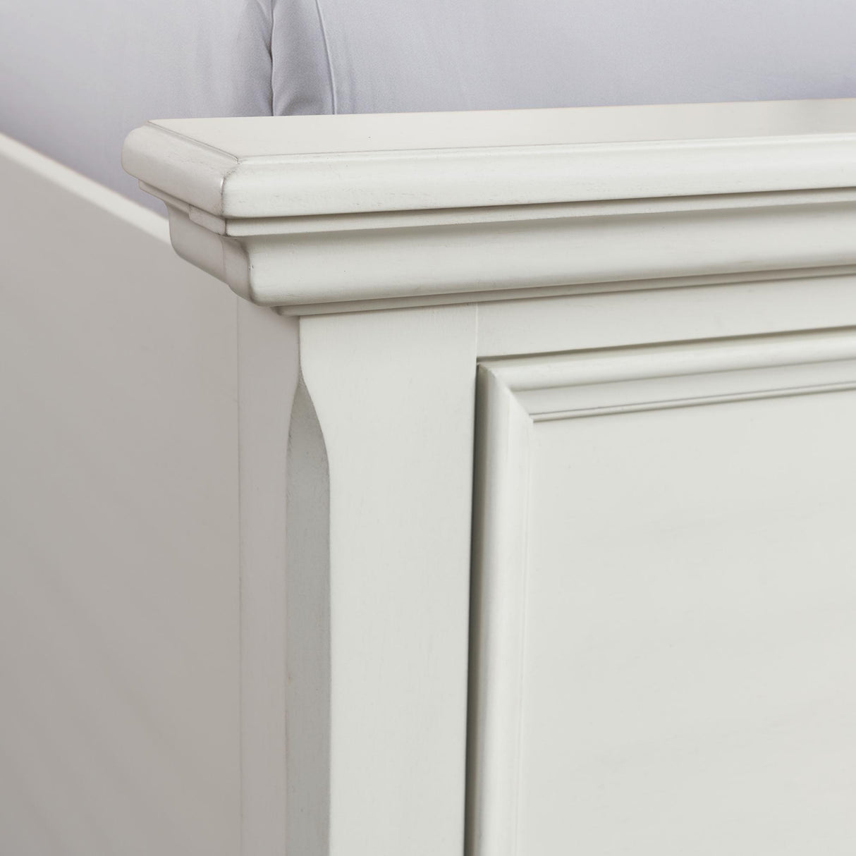  Elements International Slater SR650KB King Platform Storage Bed - White IMAGE 6