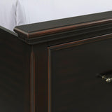  Elements International Slater SR850QB Queen Platform Storage Bed - Black IMAGE 6