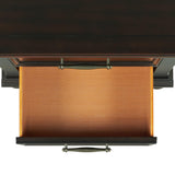  Elements International Slater SR800NS 3-Drawer Nightstand with USB Ports - Black IMAGE 5
