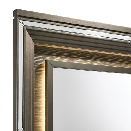  Elements International Twenty Nine TN600DRMR Dresser w/ Mood Lighting Mirror IMAGE 4