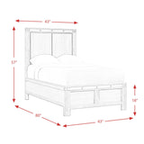  Elements International Wade WE670TB Twin Panel Bed IMAGE 10