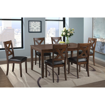  Elements International Alex DAX1007DS 7 pc Dining Set IMAGE 1