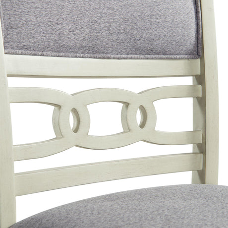  Elements International Amherst DAH750CSC Counter Height Side Chair - Bisque IMAGE 8