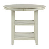  Elements International Amherst DAH750CT Counter Height Dining Table - Bisque IMAGE 2