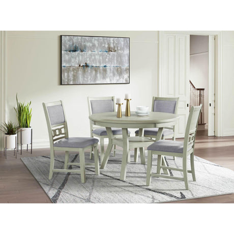  Elements International Amherst DAH700DT Dining Table - Bisque IMAGE 7