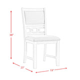  Elements International Amherst DAH700SC Side Chair - Bisque IMAGE 15