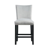  Elements International Francesca CFC300CVSC Counter Height Dining Chair - Gray IMAGE 2