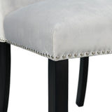 Elements International Francesca CFC300VSC Dining Chair - Gray IMAGE 7