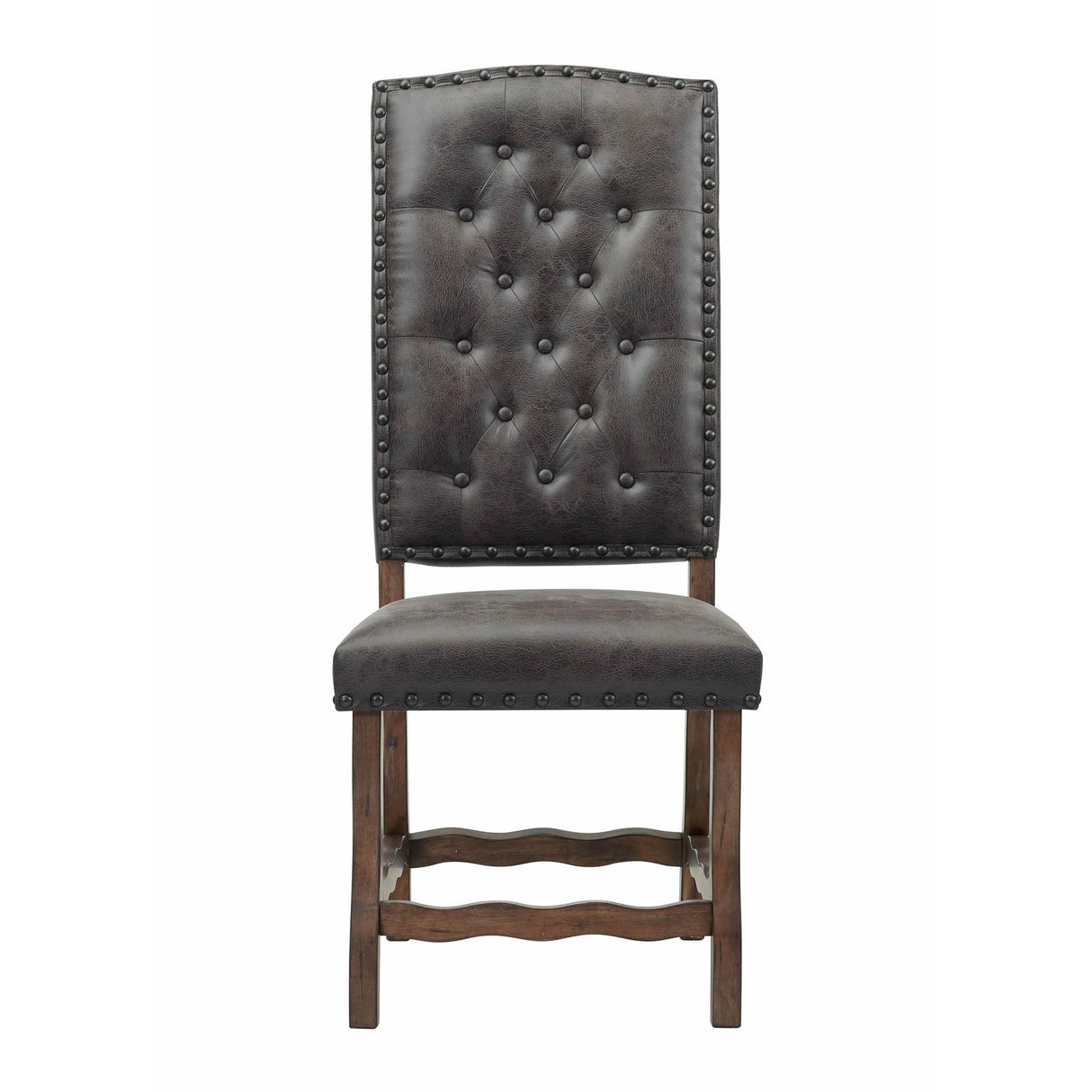  Elements International Gramercy DGC500CLSC Tufted Tall Back Side Chair IMAGE 2