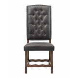  Elements International Gramercy DGC500CLSC Tufted Tall Back Side Chair IMAGE 2