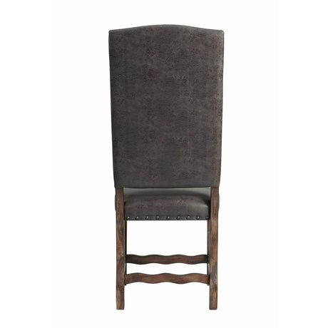  Elements International Gramercy DGC500CLSC Tufted Tall Back Side Chair IMAGE 3
