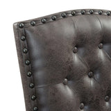  Elements International Gramercy DGC500CLSC Tufted Tall Back Side Chair IMAGE 4