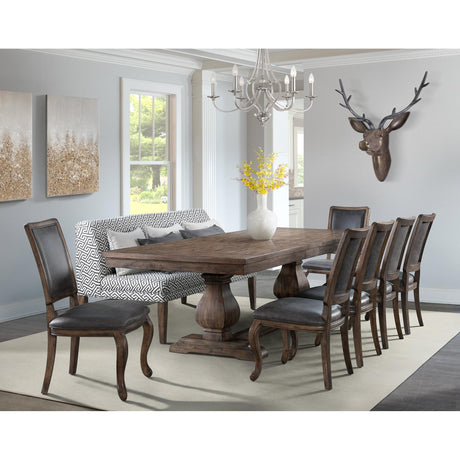  Elements International Gramercy DGC500CLSC Tufted Tall Back Side Chair IMAGE 9