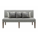 Elements International Gramercy DGC530SF Dining Settee IMAGE 2