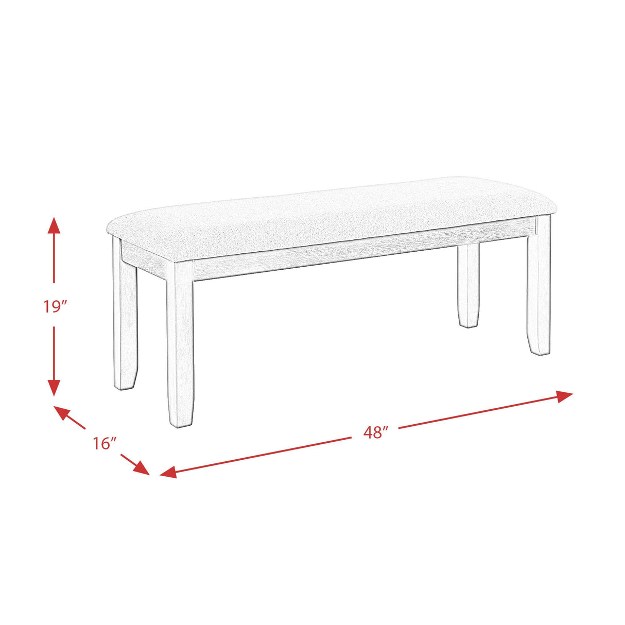 Elements International Martin Brown DMT7006DS 6 pc Dinette IMAGE 15