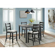  Elements International Martin Gray DMT3005CS 5 pc Counter Height Dinette IMAGE 1