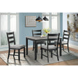  Elements International Martin Gray DMT3005DS 5 pc Dinette IMAGE 1