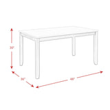  Elements International Martin Gray DMT3005DS 5 pc Dinette IMAGE 19