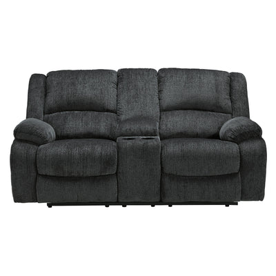  Signature Design by Ashley Draycoll 7650494 Double Reclining Loveseat with Console IMAGE 1