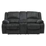  Signature Design by Ashley Draycoll 7650494 Double Reclining Loveseat with Console IMAGE 1