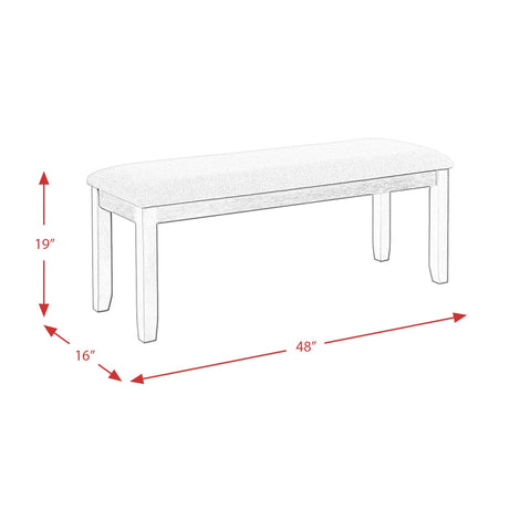  Elements International Martin Gray DMT3006DS 6 pc Dinette IMAGE 18