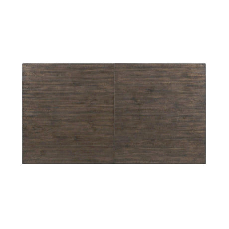  Elements International Stone DST190CDTB Counter Height Dining Table - Smokey Walnut IMAGE 4