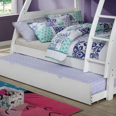  Furniture of America Hoople CM-BK963WH-TR Trundle IMAGE 1