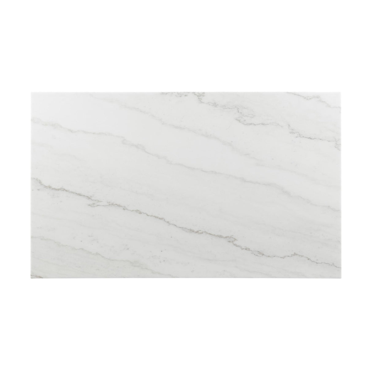  Elements International Valentino CVL500CTTB Counter Height Dining Table - White Marble IMAGE 4