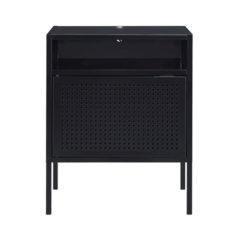  Elements International Ember CEB800NSE Nightstand - Black IMAGE 2