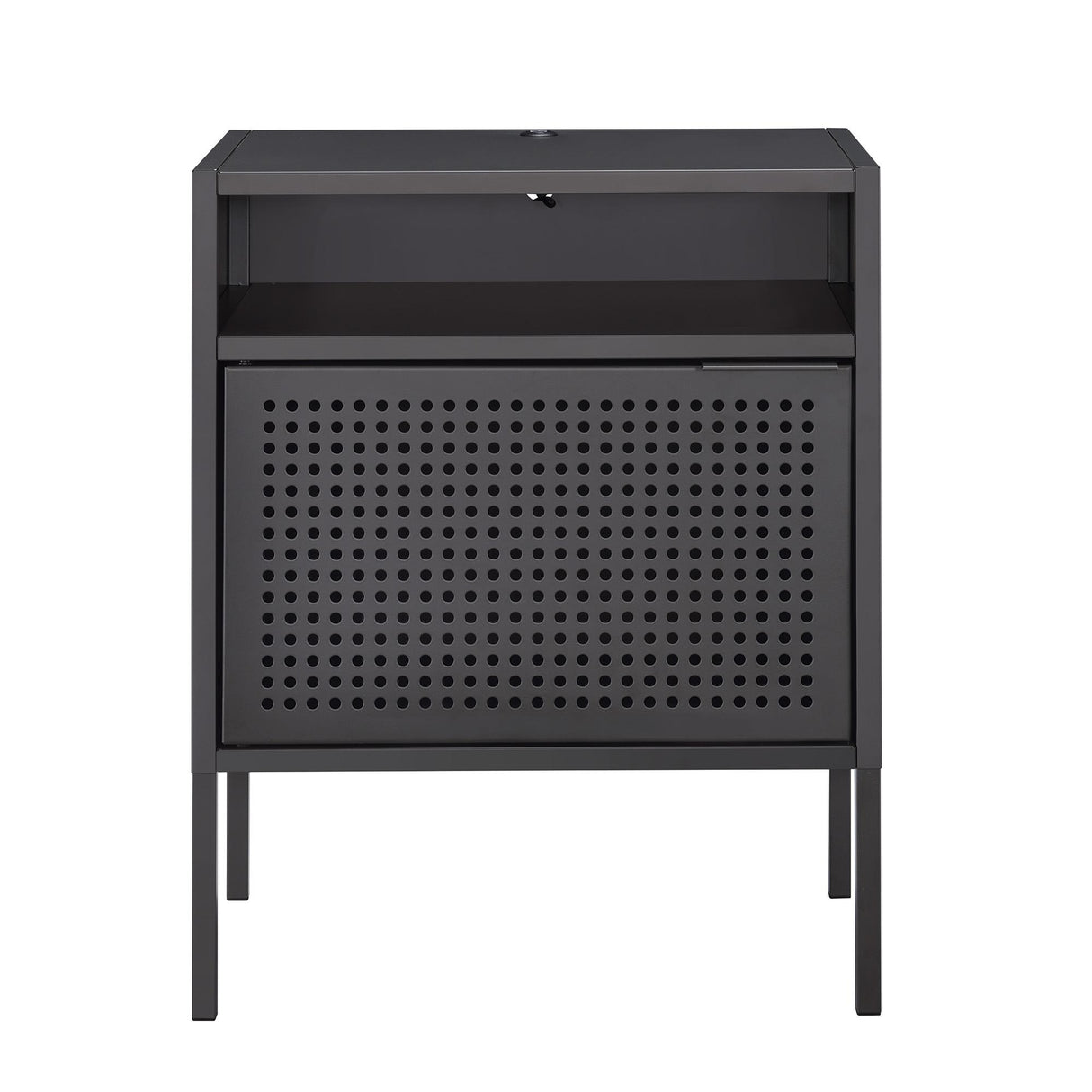  Elements International Ember CEB300NSE Nightstand - Gray IMAGE 2