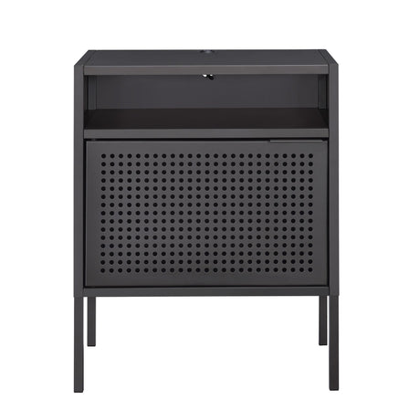  Elements International Ember CEB300NSE Nightstand - Gray IMAGE 2