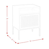  Elements International Ember CEB400NSE Nightstand - Red IMAGE 11
