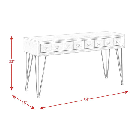  Elements International Boone TBN100STE Sofa Table IMAGE 11