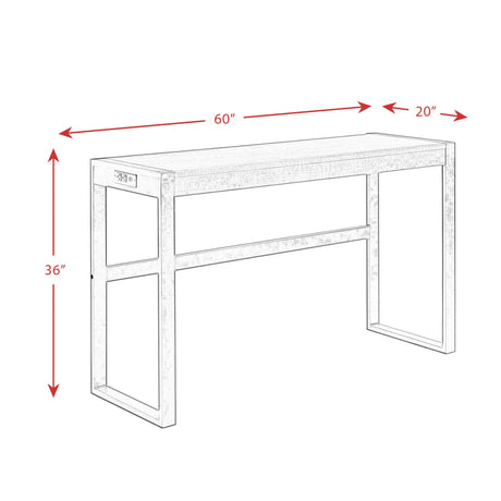  Elements International Caesar TCA100BTSP 4 pc Counter Height Dinette IMAGE 18