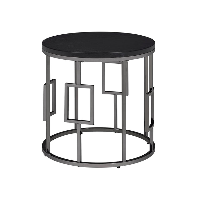  Elements International Ester CES100ET Round End Table IMAGE 1