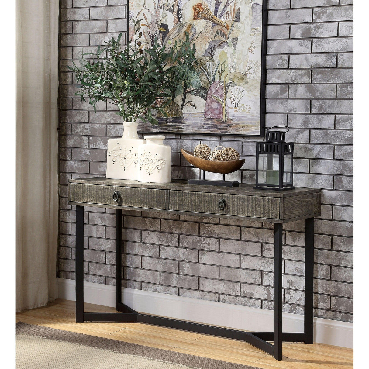  Furniture of America Veblen CM4498S Side Table IMAGE 1
