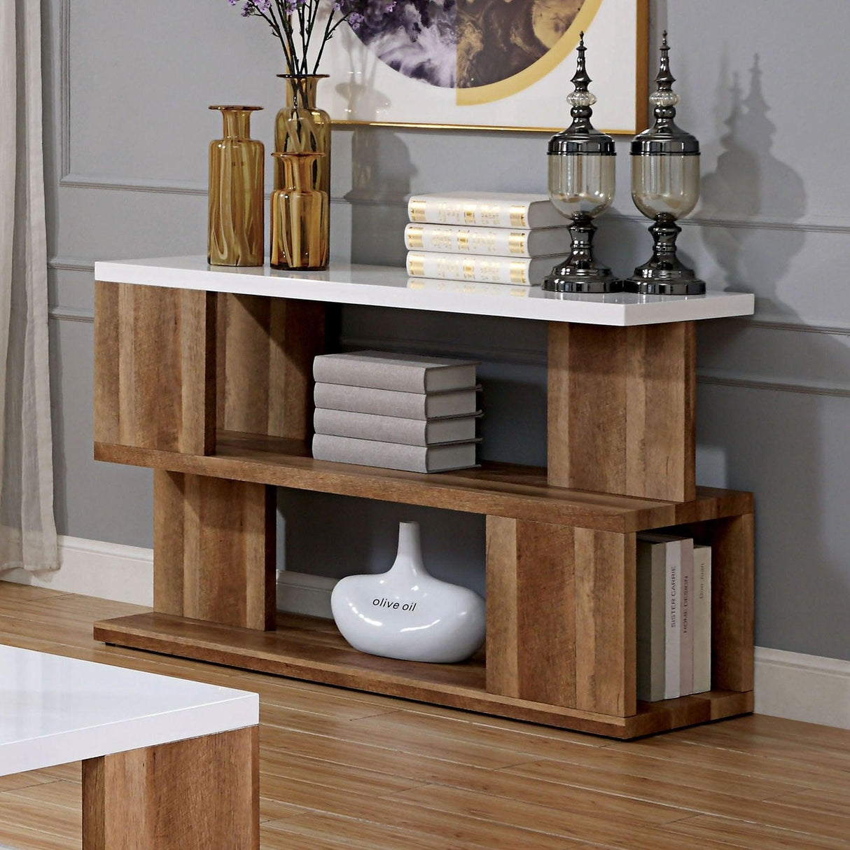  Furniture of America Majken FOA4496S Sofa Table IMAGE 2