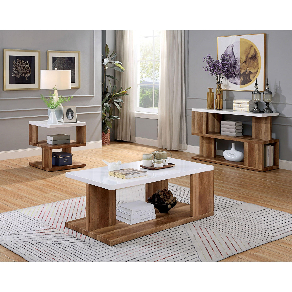  Furniture of America Majken FOA4496S Sofa Table IMAGE 3