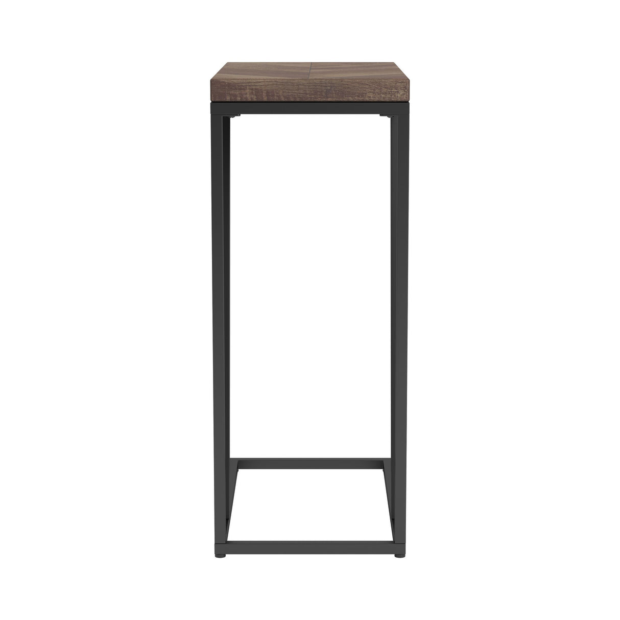 Coaster Furniture Sergio 931147 Engineered Wood C-Shaped Side Table - Rustic Tobacco IMAGE 2