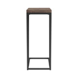  Coaster Furniture Sergio 931147 Engineered Wood C-Shaped Side Table - Rustic Tobacco IMAGE 2