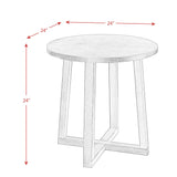  Elements International Industrial 3PC Occasional Table Set IMAGE 12