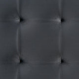  Elements International Crosby Tufted Storage Ottoman - Gun Metal IMAGE 12