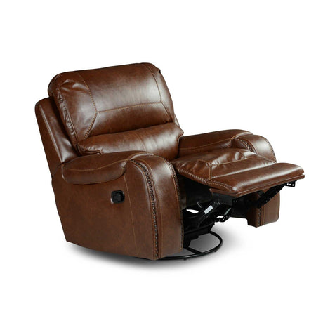  Steve Silver Furniture Keily KE800C Swivel Glider Recliner Chair - Brown IMAGE 5