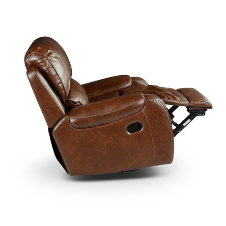  Steve Silver Furniture Keily KE800C Swivel Glider Recliner Chair - Brown IMAGE 7